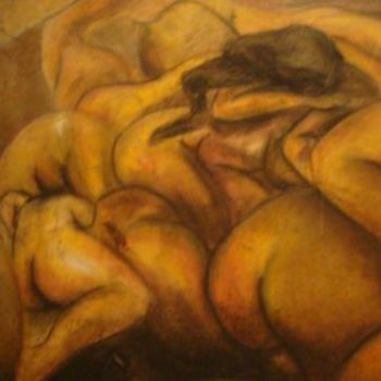 Ζωγραφική με τίτλο "nuds" από Geovany Torres, Αυθεντικά έργα τέχνης