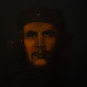 Painting titled "che" by Geovany Torres, Original Artwork