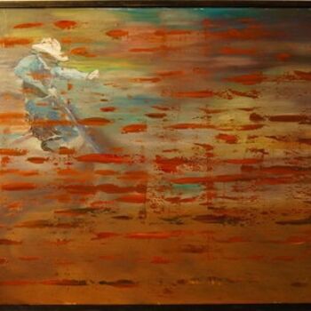 Картина под названием "eight  seconds" - Torsten Loeffler, Подлинное произведение искусства, Масло