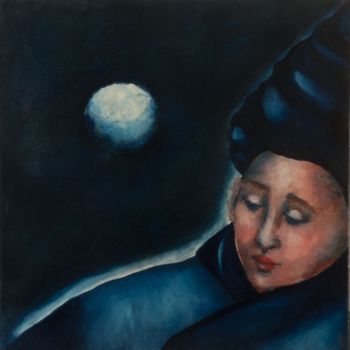 Pittura intitolato "il Mago.jpg" da Michela Radogna, Opera d'arte originale