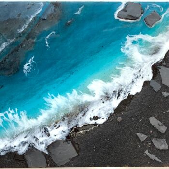 Pintura intitulada "Arrecife" por Tota. Maribel Gm, Obras de arte originais, Acrílico