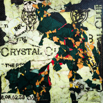 Collages intitolato "Crystal" da Ka, Opera d'arte originale, Collages