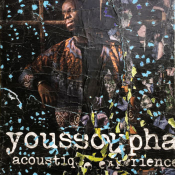 Colagens intitulada "Youssoupha" por Ka, Obras de arte originais, Colagens