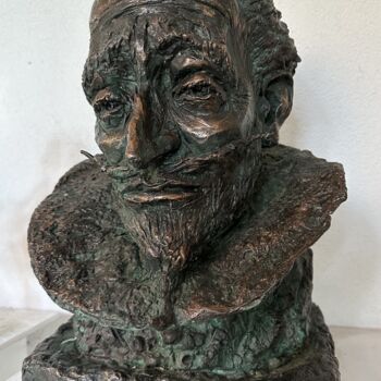 Sculptuur getiteld "Don Quixote De La M…" door Erno Toth, Origineel Kunstwerk, Bronzen