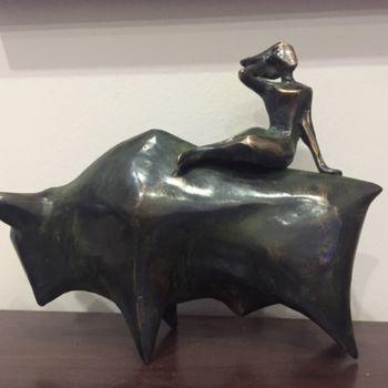 Sculpture intitulée "Abduction of Europa" par Kristof Toth, Œuvre d'art originale, Bronze