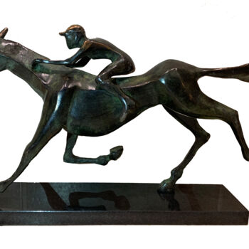 Sculpture titled "Gallop" by Kristof Toth, Original Artwork, Bronze