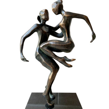 Escultura titulada "Wild dance" por Kristof Toth, Obra de arte original, Bronce
