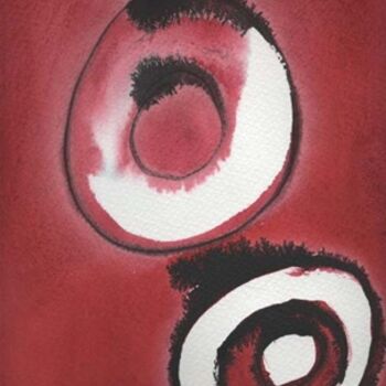 Peinture intitulée "7ª en granate" par Totom, Antonio Garcia Calvente (1957-2015), Œuvre d'art originale, Huile