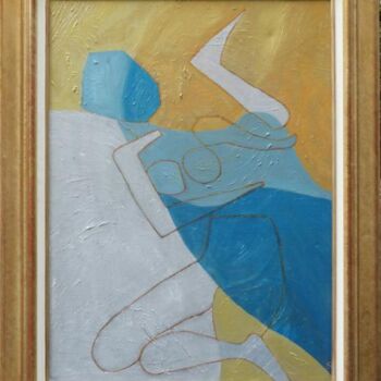 Malarstwo zatytułowany „GOLD/SILVER” autorstwa Toufik Sounni, Oryginalna praca, Olej