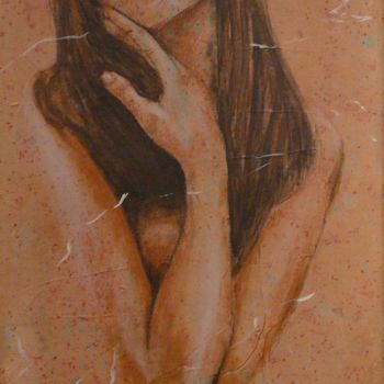 Картина под названием "NU" - Serge Toulgoat, Подлинное произведение искусства, Акрил Установлен на Деревянная рама для носил…