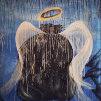 Картина под названием "Toush XIII" - Toush, Подлинное произведение искусства, Акрил Установлен на Деревянная рама для носилок