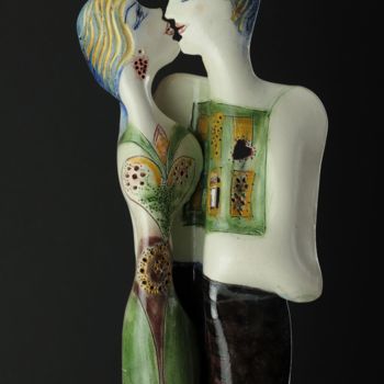 Sculpture titled "Idyll" by Katalin Tovolgyi, Original Artwork, Clay