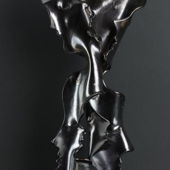 Sculpture titled "Simply Complicated" by Katalin Tovolgyi, Original Artwork, Clay