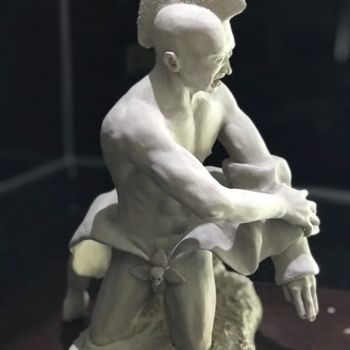 Sculpture titled "Ol" by Emrah Yıldırım Instagram: Emrahxtoxic, Original Artwork, Ceramics