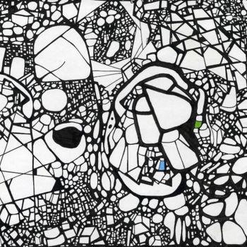 Рисунок под названием "Patterns (energy)" - Serj Kirchano, Подлинное произведение искусства, Чернила