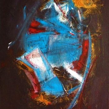 Pittura intitolato "Blue boy" da Serj Kirchano, Opera d'arte originale, Acrilico