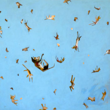 Peinture intitulée "Absence of shock (r…" par Tino Perdic, Œuvre d'art originale, Acrylique