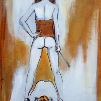 Malerei mit dem Titel "INSTAGRAM look at me" von Cesar Aguilar (Raçe), Original-Kunstwerk, Acryl