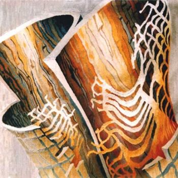 Textile Art titled "Cephalopoda" by Traian Stefan Boicescu, Original Artwork
