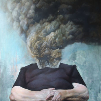 "ASSUMPTION" başlıklı Tablo Goce Trajkovski tarafından, Orijinal sanat, Petrol