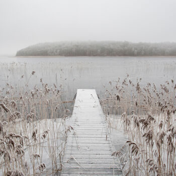 Fotografie getiteld "Winterlake 7" door Trank, Origineel Kunstwerk, Digitale fotografie