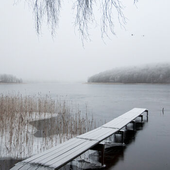 Fotografie mit dem Titel "Winterlake 8" von Trank, Original-Kunstwerk, Digitale Fotografie