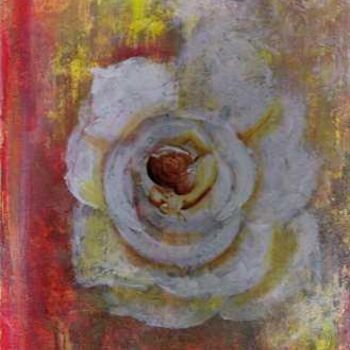 Painting titled "Flamenco Rose" by Soma Datta, Original Artwork, Oil