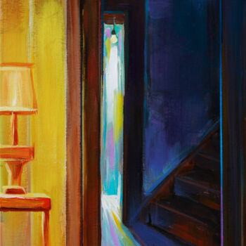 Painting titled "Room 21" by Trayko Popov, Original Artwork, Acrylic