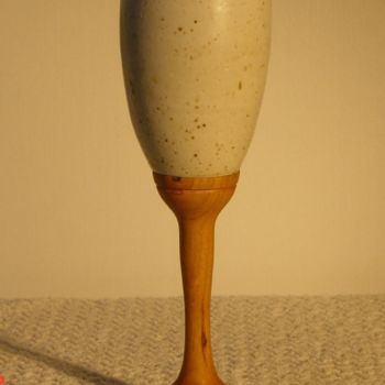 Sculpture titled "Chalice #3" by David Tremaine, Original Artwork, Wood