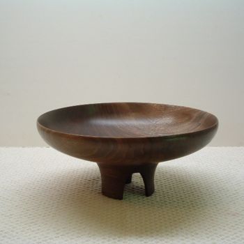 Sculpture titled "Bowl #43" by David Tremaine, Original Artwork, Wood