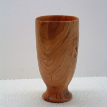 Sculpture titled "Tall Vase # 812" by David Tremaine, Original Artwork, Wood