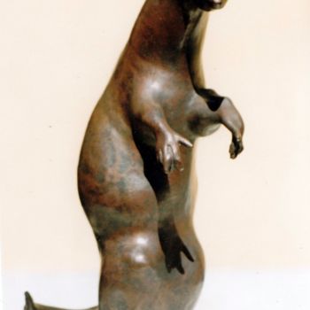 Скульптура под названием "мышь" - Глеб Тренин, Подлинное произведение искусства, Литьё