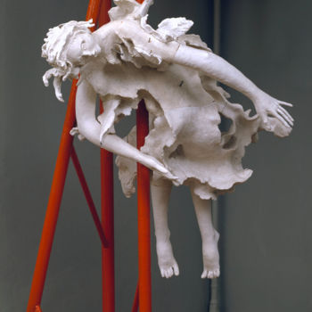 Sculpture titled "1988" by Inga Savranskaia, Original Artwork, Plaster