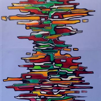 Malerei mit dem Titel "Soltaz 00II" von Bjoern Treuter, Original-Kunstwerk, Acryl