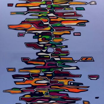 Peinture intitulée "soltaz 0012" par Bjoern Treuter, Œuvre d'art originale, Acrylique