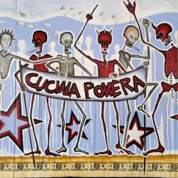 Painting titled "cucina povera" by Bjoern Treuter, Original Artwork, Acrylic