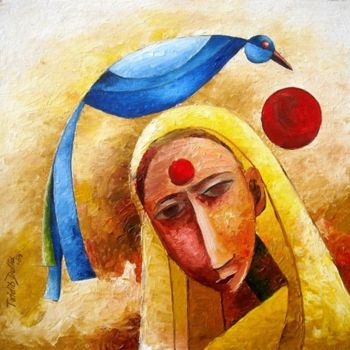 Painting titled "Untitled" by Tridib Dutta, Original Artwork