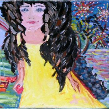Картина под названием "Салют, Вера" - Татьяна Ковалева, Подлинное произведение искусства