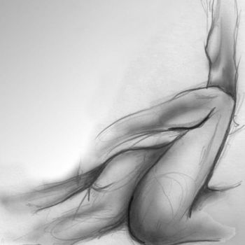Картина под названием "Erotic hug" - Triptih Art, Подлинное произведение искусства, Масло