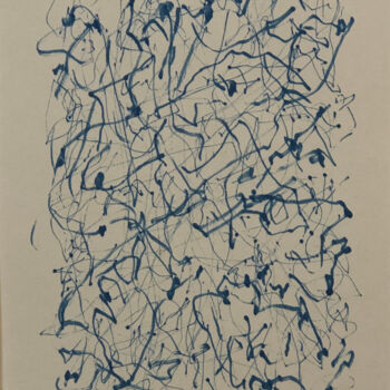 Desenho intitulada "Composition entrela…" por Tristan Morlet, Obras de arte originais, Marcador
