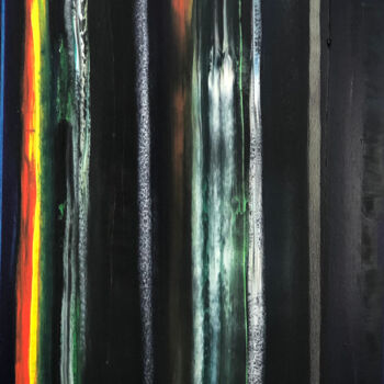 Pittura intitolato "Rayons de lumière" da Tristan Morlet, Opera d'arte originale, Olio