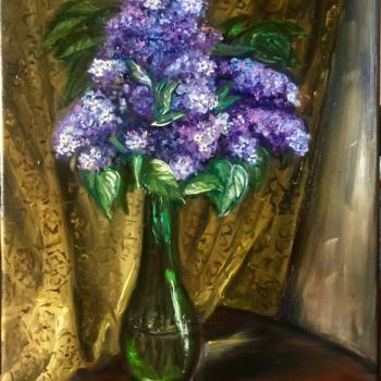 Peinture intitulée "Весенние цветы" par Tatiana Trofimova, Œuvre d'art originale, Huile