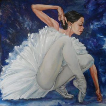 Pittura intitolato "Balerinna" da Katerina Evgenieva, Opera d'arte originale