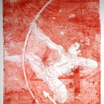 Printmaking titled "Sagittarius" by Katerina Evgenieva, Original Artwork