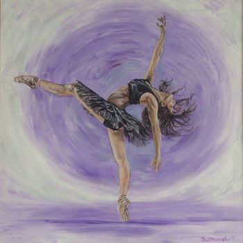 Painting titled "Balerina 2" by Katerina Evgenieva, Original Artwork