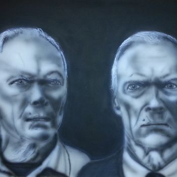 Painting titled "c-eastwood-2018_eig…" by Matthias Lietz, Original Artwork, Airbrush