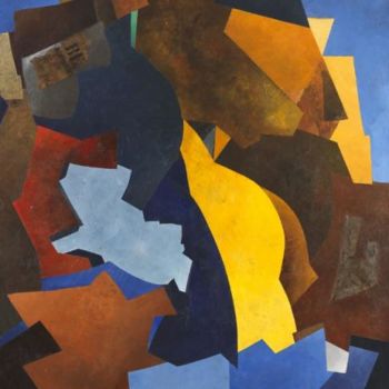Peinture intitulée "Septicolore" par Georges Georges Troubat, Œuvre d'art originale, Huile