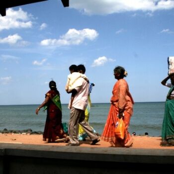 Photographie intitulée "Pondicherry" par Gian Piero Trucco, Œuvre d'art originale
