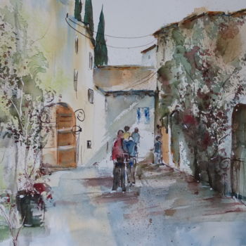 Peinture intitulée "en-provence.jpg" par Teka, Œuvre d'art originale