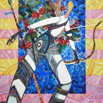 "Warrior" başlıklı Tablo Ann Tsarykovska tarafından, Orijinal sanat, Suluboya
